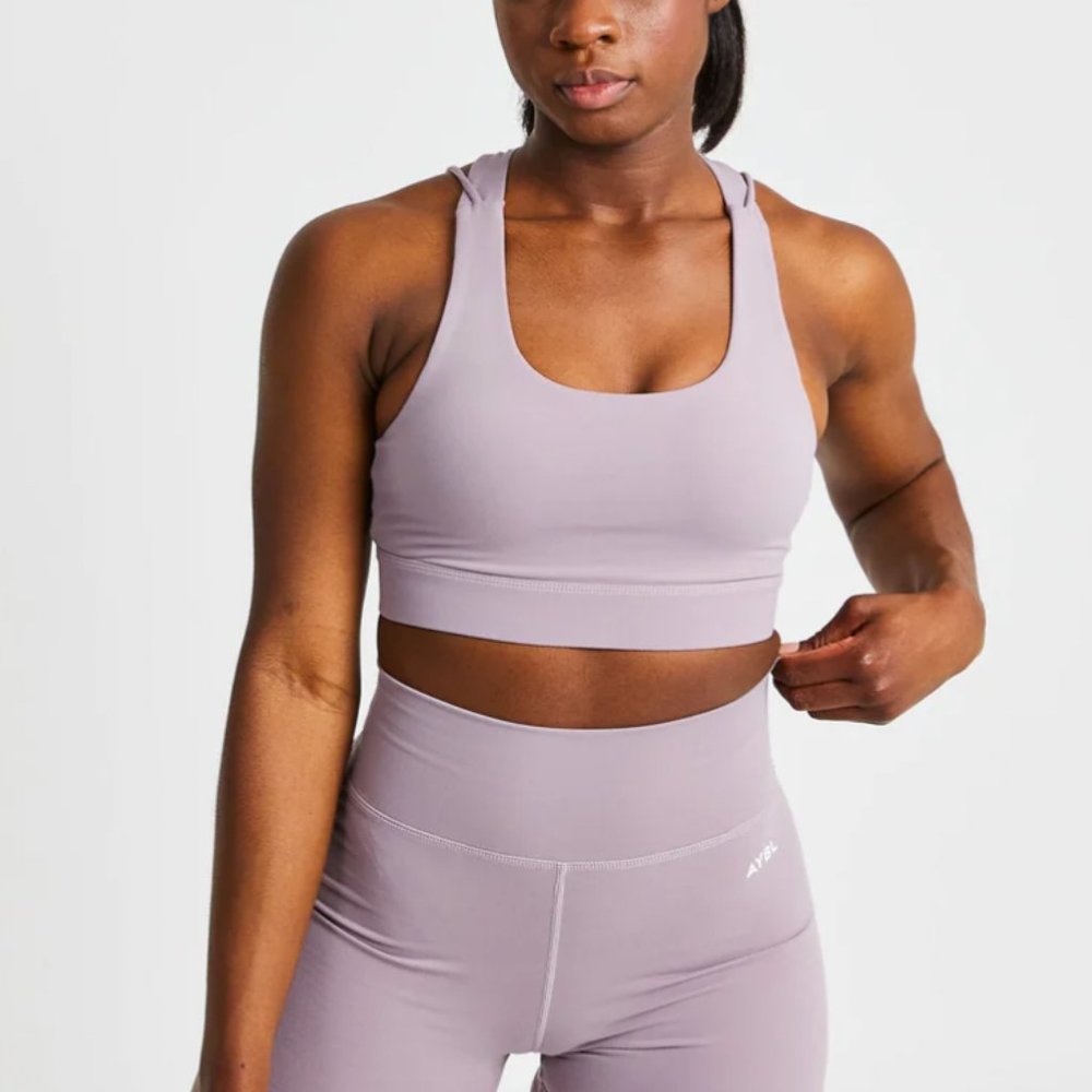 AYBL Core Power Lavender Sports Bra